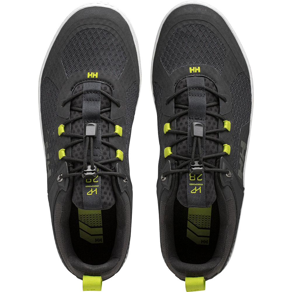 Helly Hansen HP Foil V2 Deck Shoe - Ebony / Azid Lime