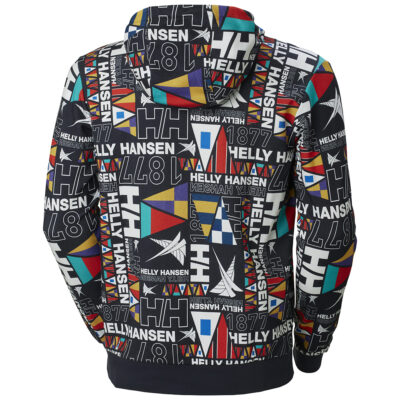 Helly Hansen Newport Hoodie - Navy Burgee Aop
