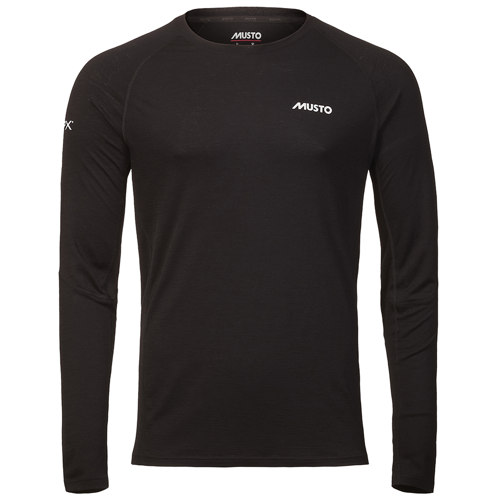 Musto HPX Merino Base Layer Long-Sleeve Top - Black