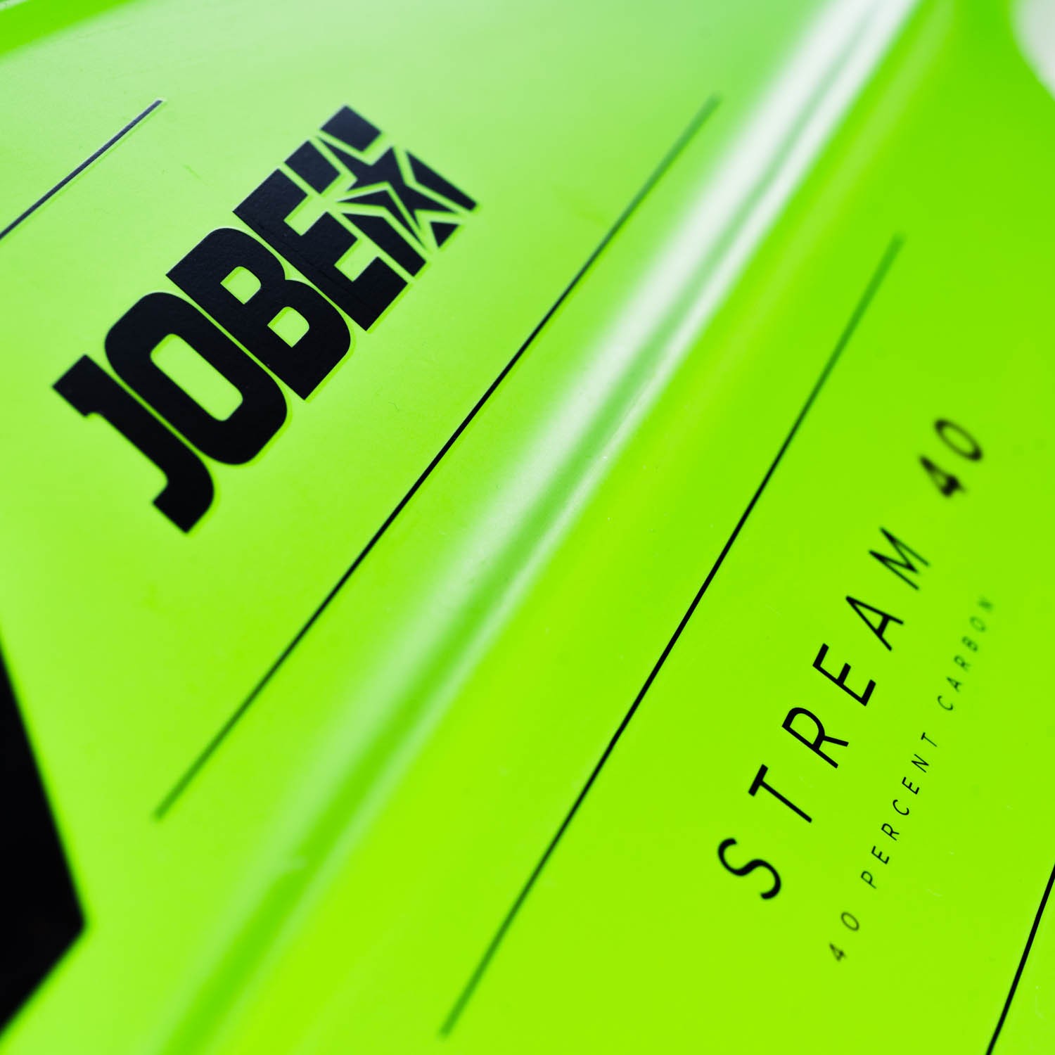 Jobe Stream Carbon 40 SUP Paddle Lime 3-Parts - Image
