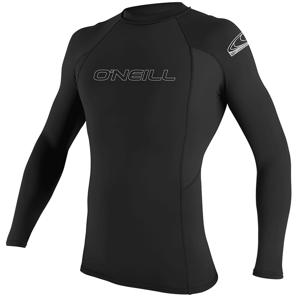 O'Neill Basic Skins Long Sleeve Rash Guard - Black