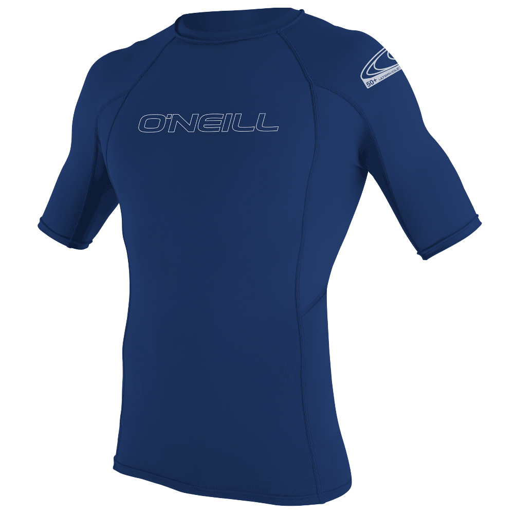 O'Neill Basic Skins Short Sleeve Rash Guard - Navy