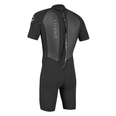 O'Neill Reactor-2 2mm Back Zip Short Sleeve Shorty Wetsuit - Black