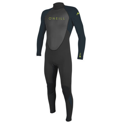 O'Neill Youth Reactor-2 3/2mm Back Zip Full Wetsuit - Black / Slate