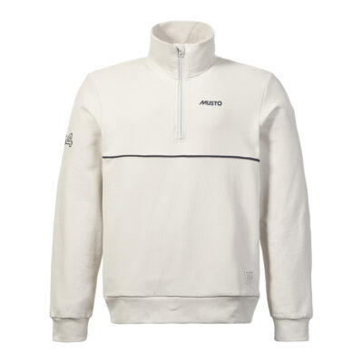 Musto 64 1/2 Zip Sweater - Platinum
