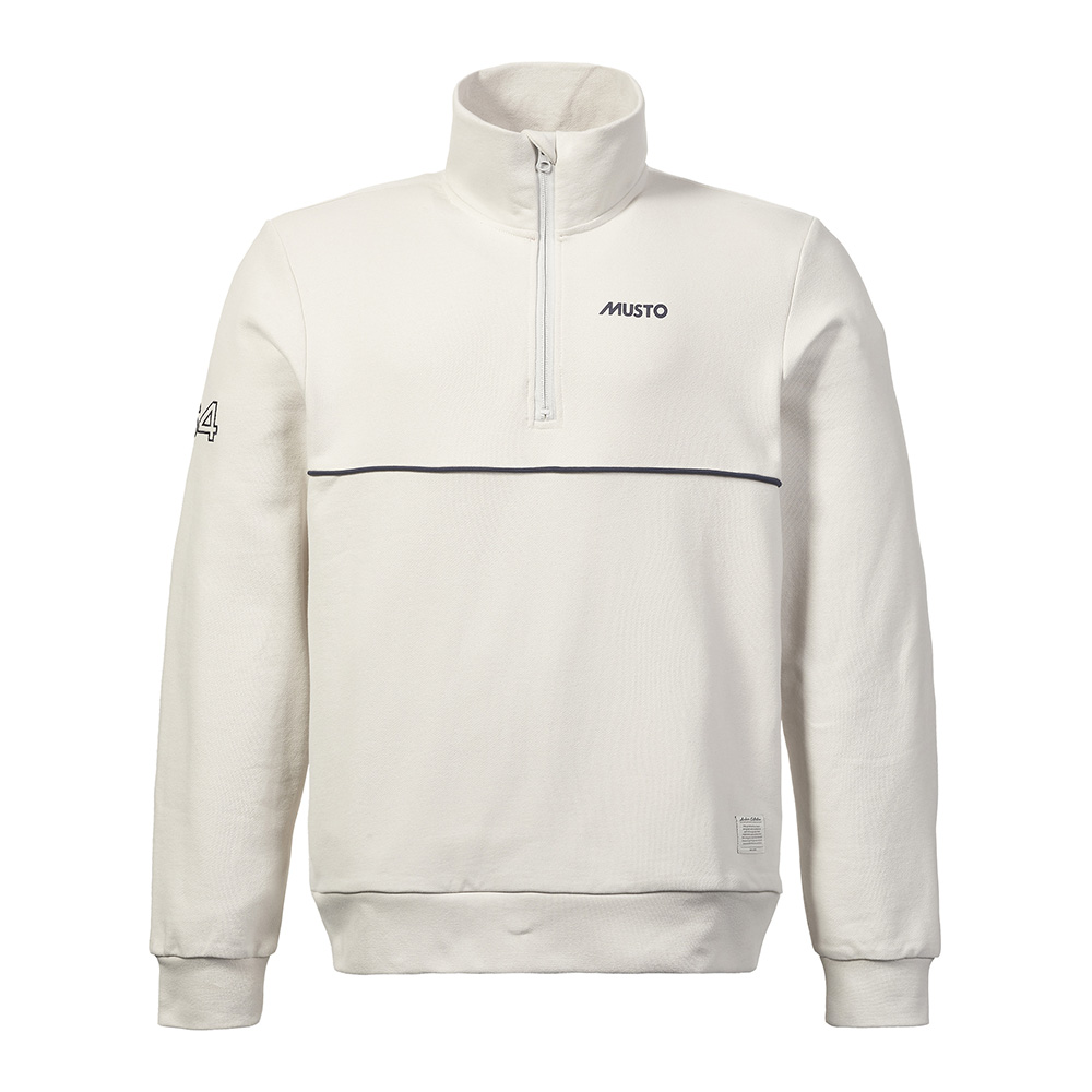 Musto 64 1/2 Zip Sweater - Platinum