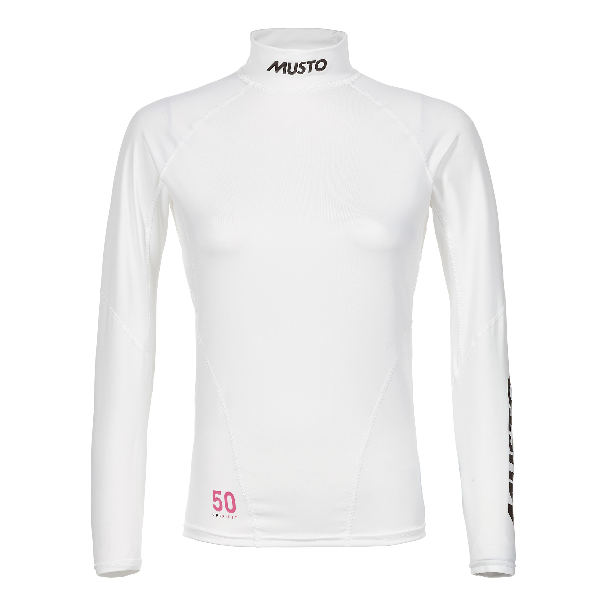Musto Championship Long Sleeve Rash Guard for Women - White