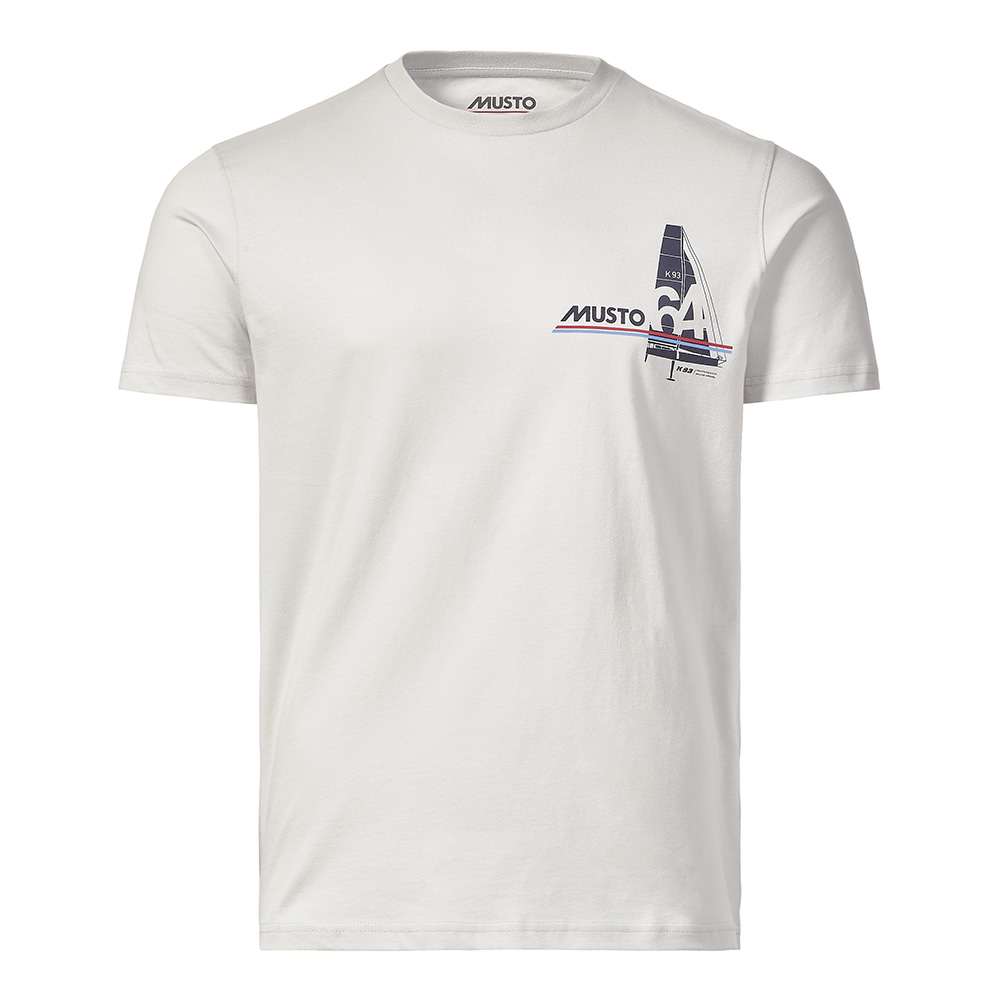 Musto Corsica Gaphic Short Sleeve Tee - Glacier Grey