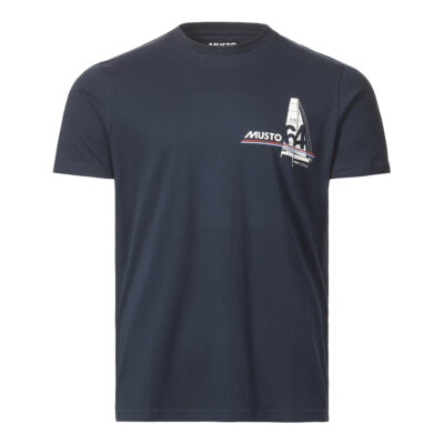 Musto Corsica Gaphic Short Sleeve Tee - Navy