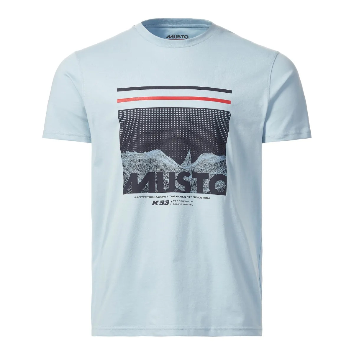 Musto Sardinia Graphic Short Sleeve Tee - Good Grey