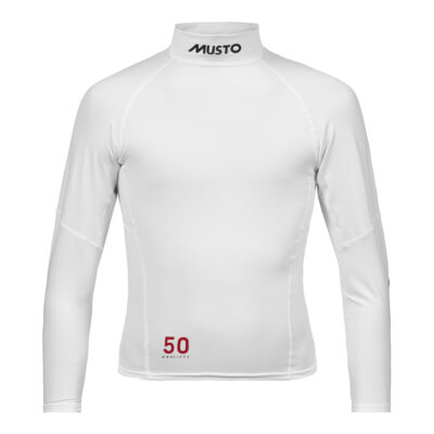 Musto Youth Championship Rash Guard - White