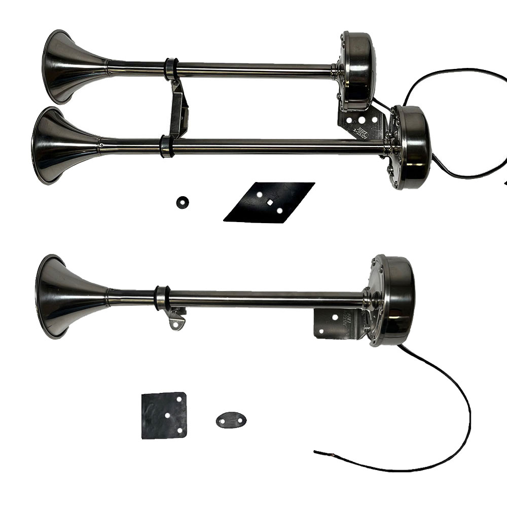 Boat Trump Horns Stainless Steel 12V - Image