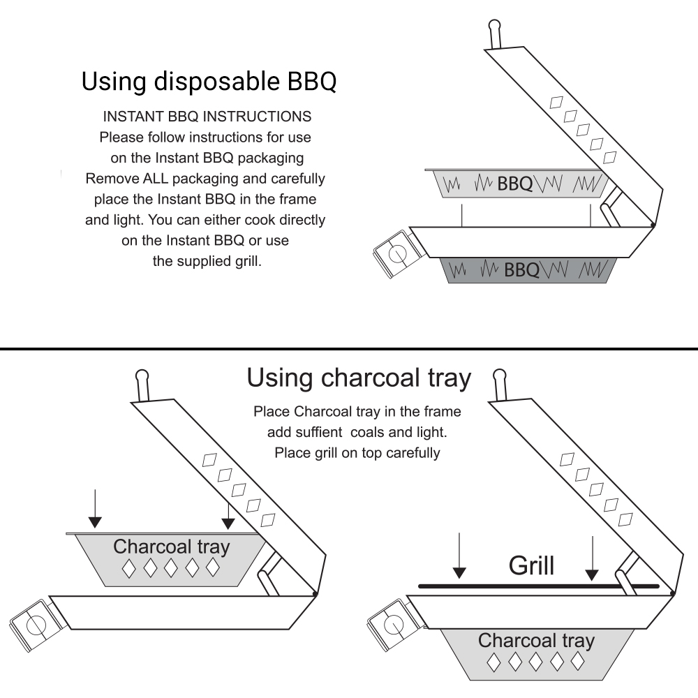 Asado Boat BBQ With Lid - Image