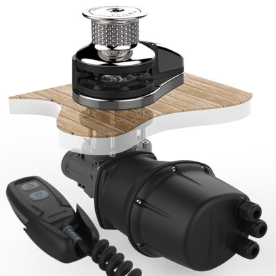 Lewmar VX2+ Gypsy Drum 8mm Gypsy 12V Extended Kit + Remote - Image