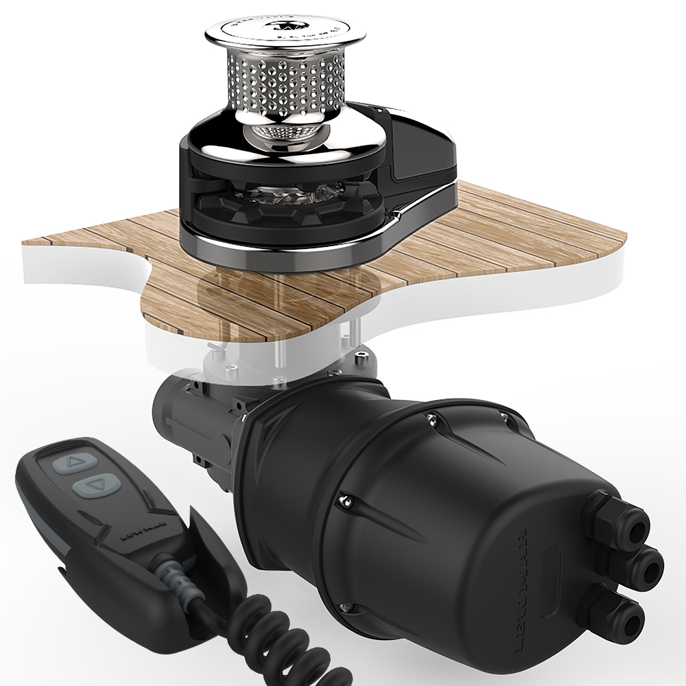 Lewmar VX2+ Gypsy Drum 8mm Gypsy 12V Extended Kit + Remote - Image