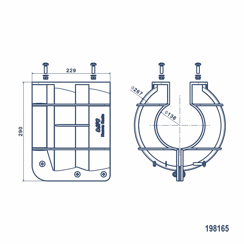 Lalizas Propeller Guard For 9-25 HP Engines - Image