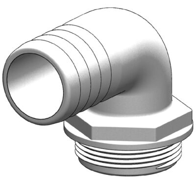 TruDesign Aquavalve 90 Degree Hose Tail - White