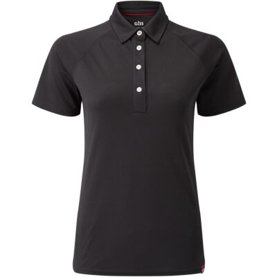 Gill Women's UV Tec Polo - Charcoal