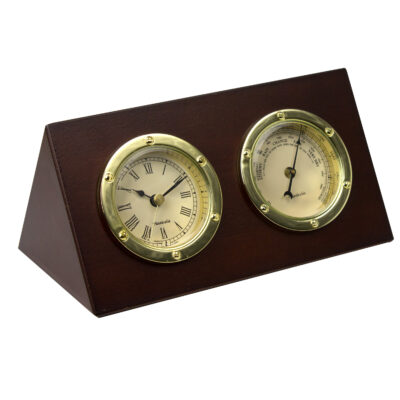 Desktop Clock and Barometer Set - Image