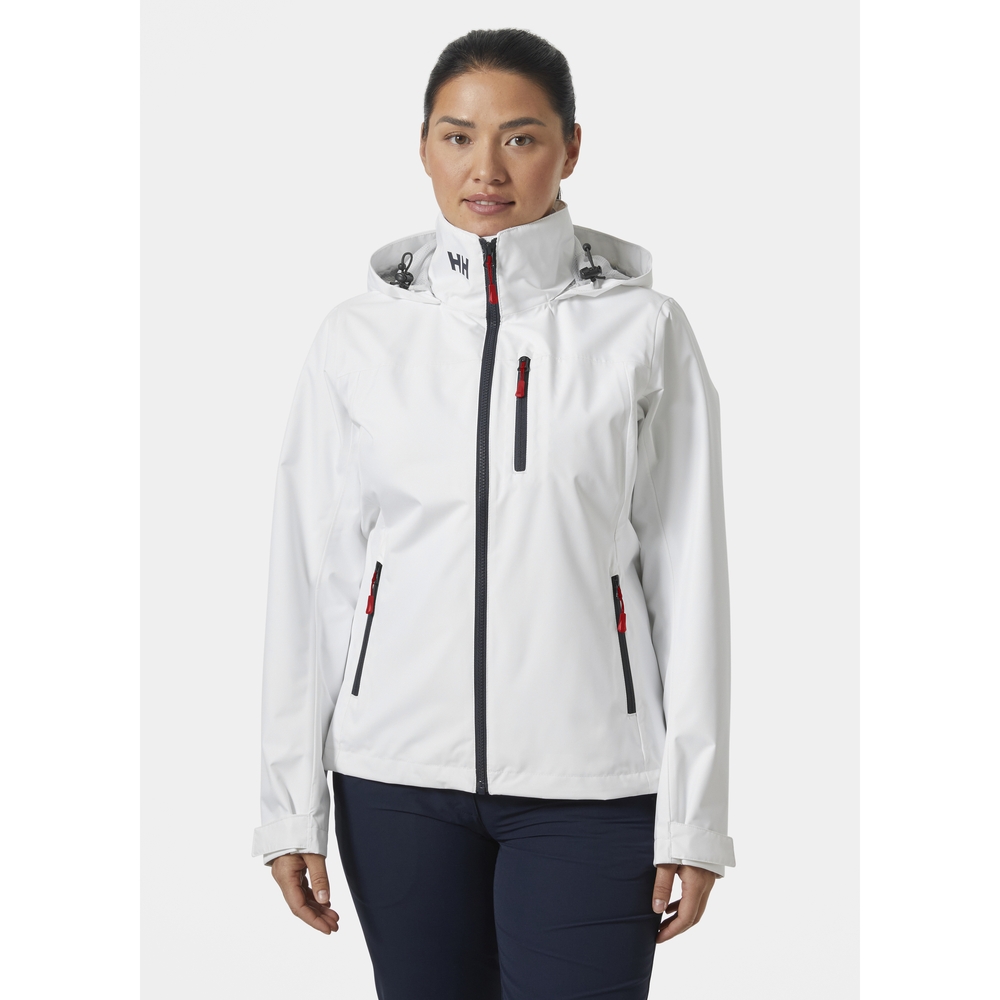 Helly Hansen Crew Hooded Jacket 2.0 for Women - White