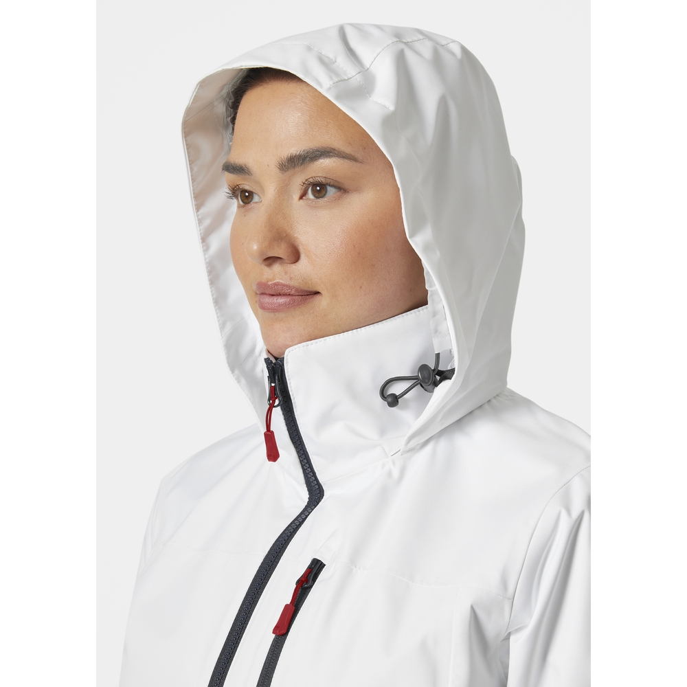 Helly Hansen Crew Hooded Jacket 2.0 for Women - White