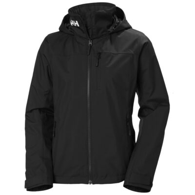 Helly Hansen Crew Hooded Midlayer Jacket 2.0 for Women - Black