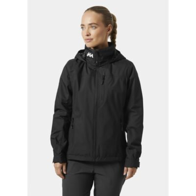 Helly Hansen Crew Hooded Midlayer Jacket 2.0 for Women - Black