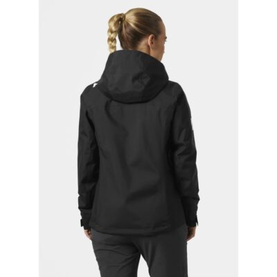 Helly Hansen Crew Hooded Midlayer Jacket 2.0 for Women - Black