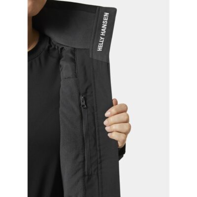 Helly Hansen Crew Hooded Midlayer Jacket 2.0 for Women - Black