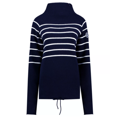 Holebrook Martina WP Ladies Windproof Sweater - Navy/Off White