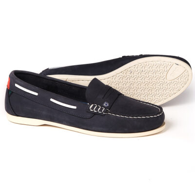 Dubarry Belize Women's Slip-On Deck Shoe - Denim