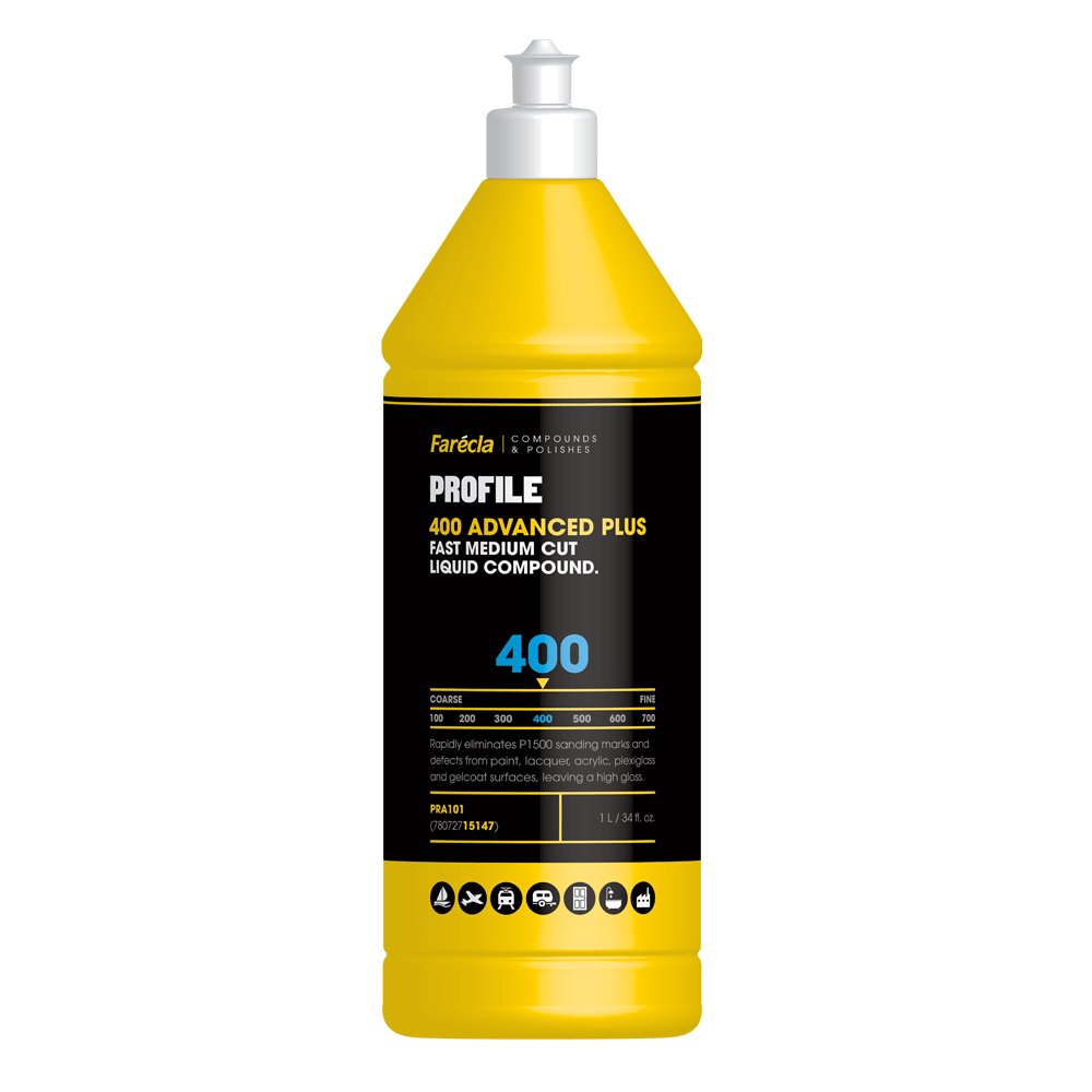 Farecla Profile 400 Advanced Plus Fast Medium Liquid Compound 1L - Image
