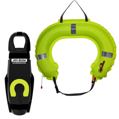 Ocean Safety Jonbuoy Horseshoe single - Hard Case - Black Hard Case