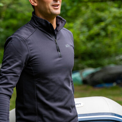 Gill Quest 1/4 Zip Top - Black