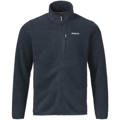 Musto Men's Nautic Full Zip Pile Fleece - Navy
