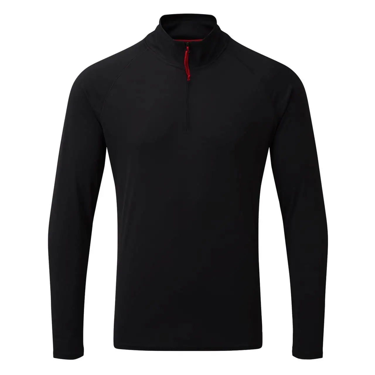 Gill UV Tec Long Sleeve Zip T-Shirt - Black
