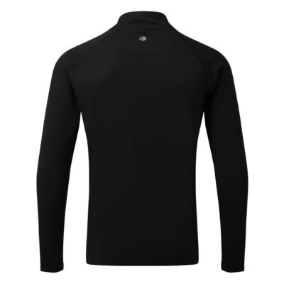 Gill UV Tec Long Sleeve Zip T-Shirt - Black