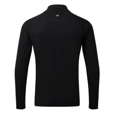 Gill UV Tec Long Sleeve Zip T-Shirt - Black