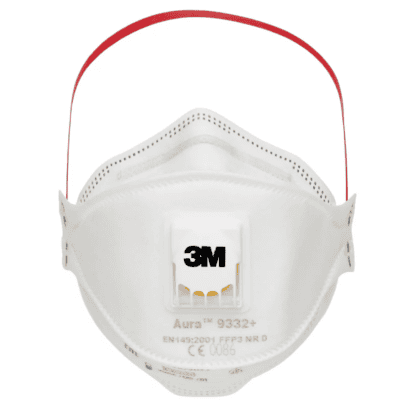 3M Aura Insulation and Hardwood Respirator 9332+ - Image