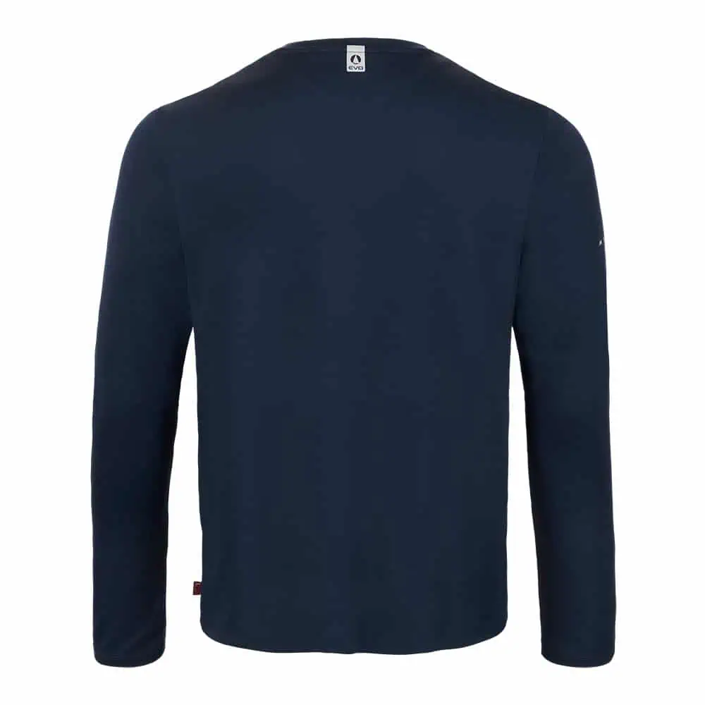 Musto Men's Evo Crew Sunblock Long Sleeve T-Shirt - Navy
