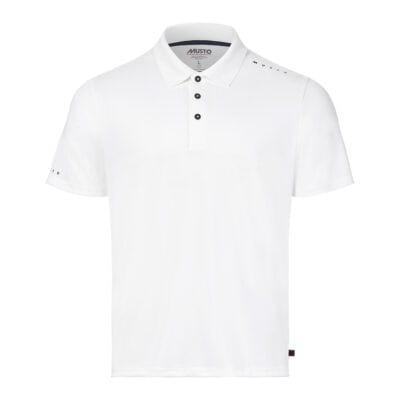 Musto Men's Evo Crew Sunblock Short Sleeve Polo Shirt - White