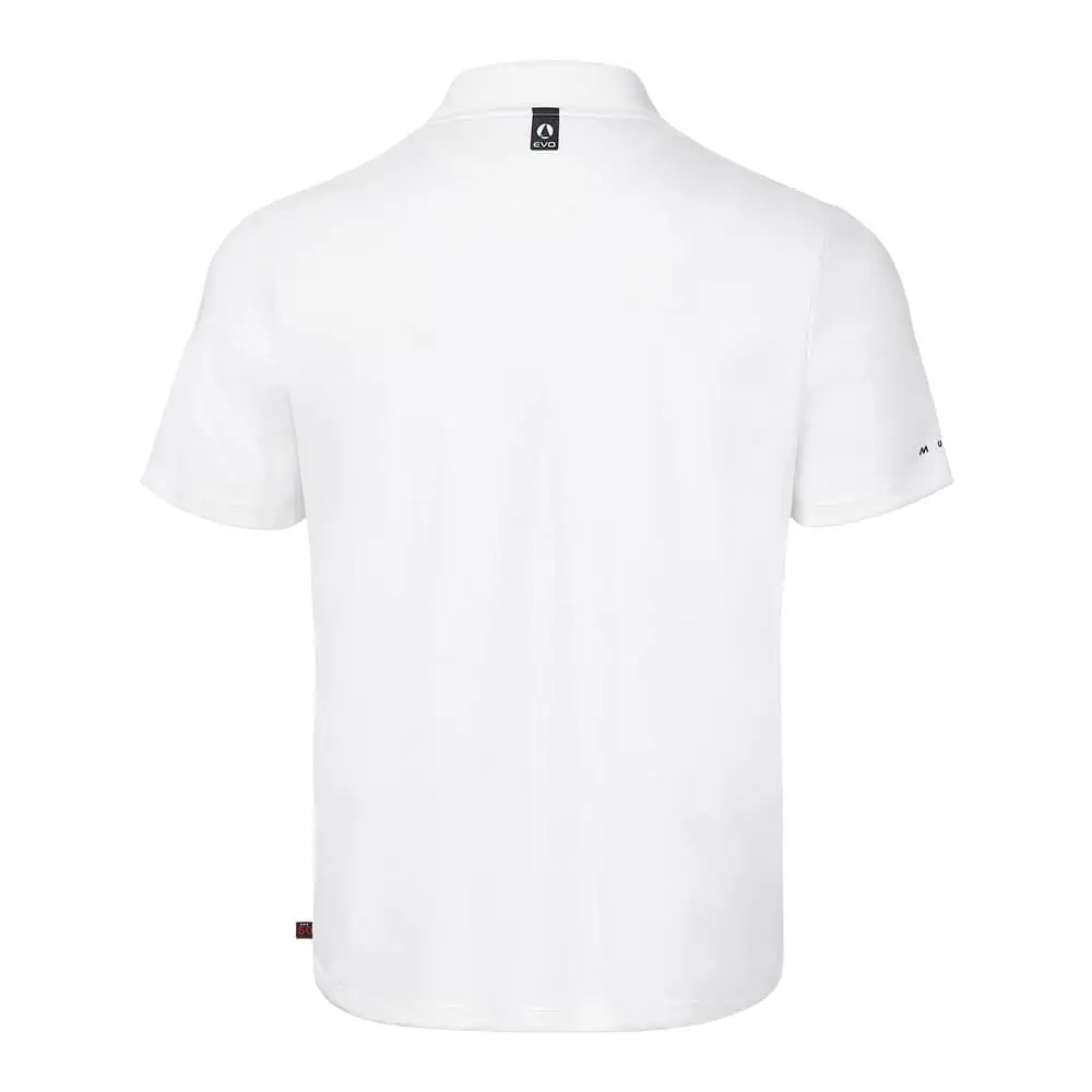 Musto Men's Evo Crew Sunblock Short Sleeve Polo Shirt - White