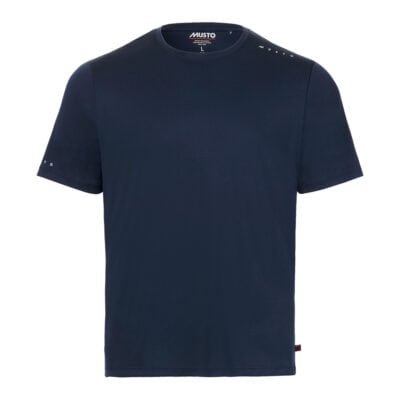 Musto Men's Evo Crew Sunblock Short Sleeve T-Shirt - Navy