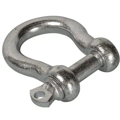 AquaMarine Galvanised Bow Shackle - Image