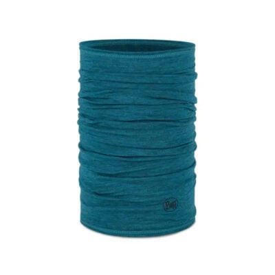 Buff Merino Lightweight Neckwear Solid Teal - Image