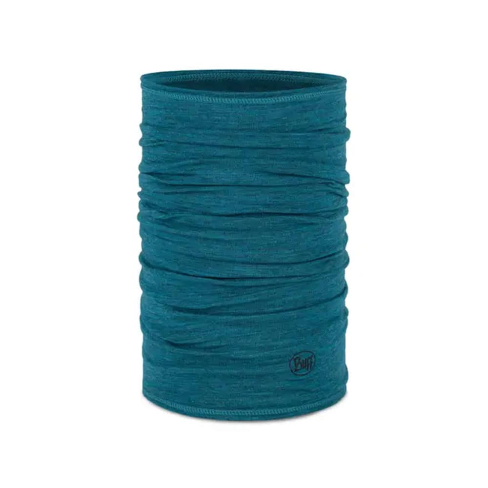 Buff Merino Lightweight Neckwear Solid Teal - Image