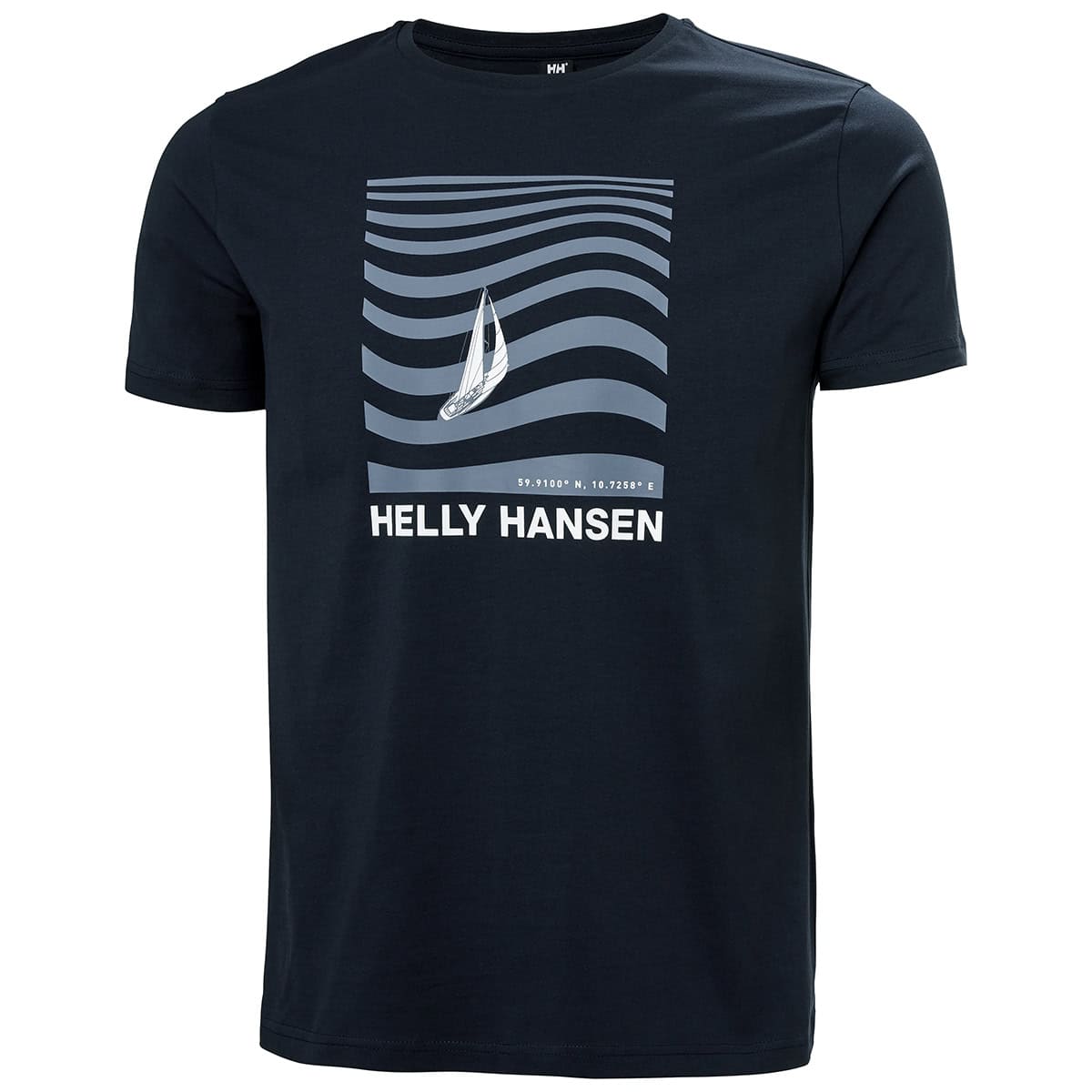 T-shirt Helly Hansen Homme – Marine – Coton – Taille M – état Très Bon
