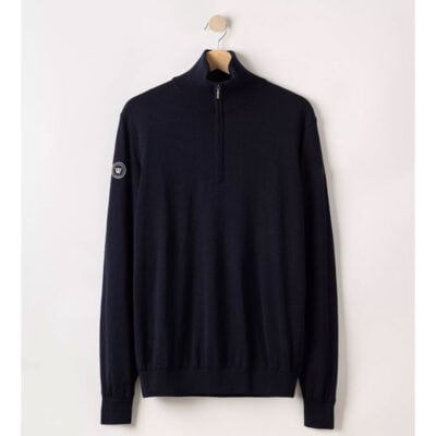 Holebrook Jesper T-Neck Windproof - Dark Navy