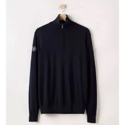 Holebrook Jesper T-Neck Windproof - Dark Navy