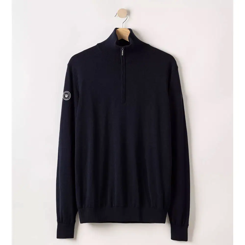 Holebrook Jesper T-Neck Windproof - Dark Navy